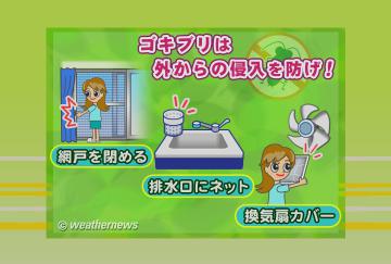 ゴキブリは外からの侵入を防げ