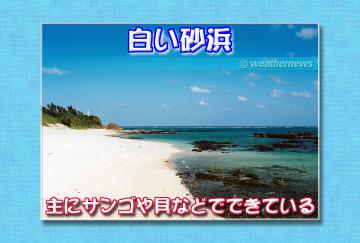 白い砂浜