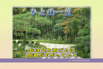 ひと雨一度・１