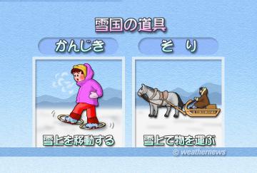 雪国の道具